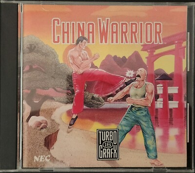 China Warrior(Nec TurboGrafx-16, 1989) Authentic & Complete with Case!
