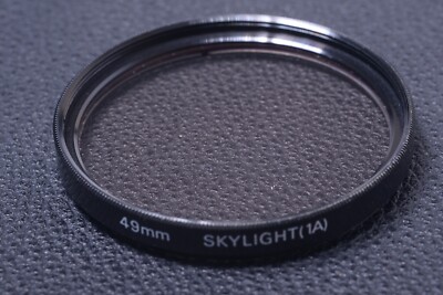   UNBRANDED SKYLIGHT 1A 49MM FILTER LENS OR CAMERA SCREW 12-3