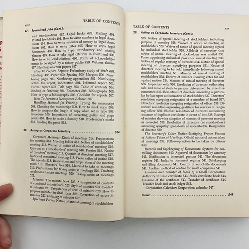 Complete Secretary's Handbook Lillian Doris Besse Miller Hardcover Book 1966 - Picture 19 of 23