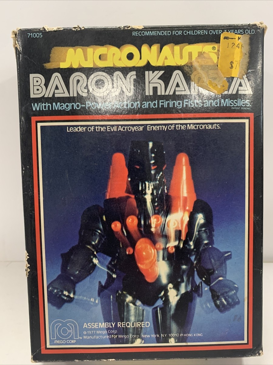 げまげま　Micronauts Baron Karza フィギュアセット BARON KARZA W/ BOX MICRONAUTS 100% COMPLETE 1976 ORIGINAL