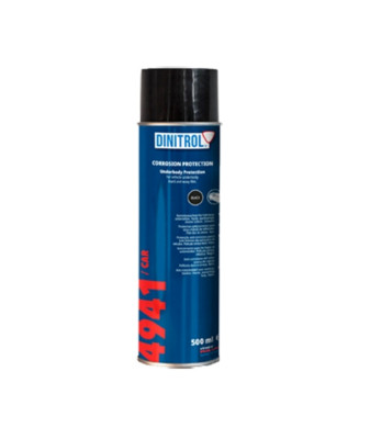 DINITROL 4941 Unterbodengehäuse rostdicht schwarzes Wachs 500ml Aerosol Sprühdose
