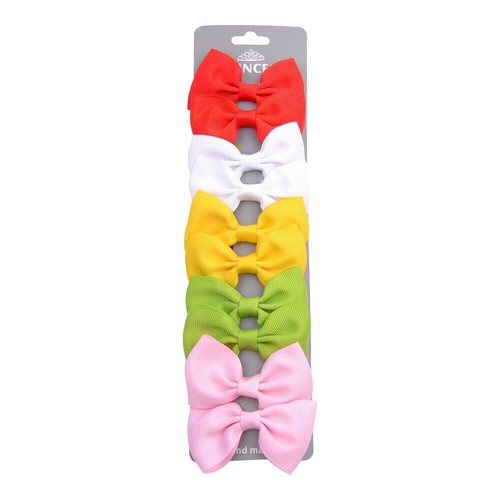 10 Pcs Grosgrain Ribbon Hair Bows With Clip For Cute Baby Girl Colorful Hairpins - Picture 21 of 24
