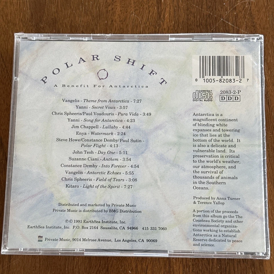 Polar Shift: A Benefit for Antarctica by Various Artists (CD, 1991) NEW - Image 2 of 2