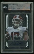 2021 Leaf Metal Draft 1/1 Cornell Powell Clear Black Portrait Auto Proof Card