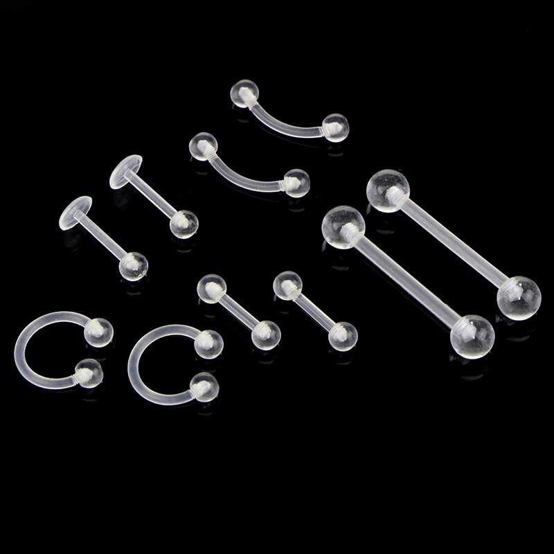 D Bella 16g Piercing Retainer Retainer Per Piercing In Plastica