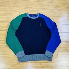 Ralph Lauren Color Blocked Cotton Cashmere Boys Sweater Size 18/20