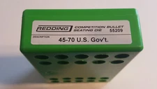 55209 REDDING COMPETITION SEATING DIE - 45-70 US GOV'T - BRAND NEW - FREE SHIP