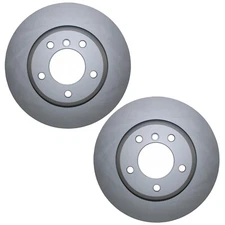 Bison Performance Pair Front Coated 300mm Brake Disc Rotors for BMW E36 E46 E86