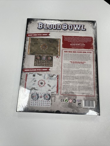 Games Workshop Blood Bowl Pezzo Orco Set Doppio Lato e Dugout - Foto 2 di 4
