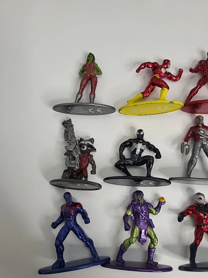 Lote de figuras fundidas a presión Marvel Nano Metalfigs ~ Lote de 17 juguetes Jada ver fotos Foto 2 de 4