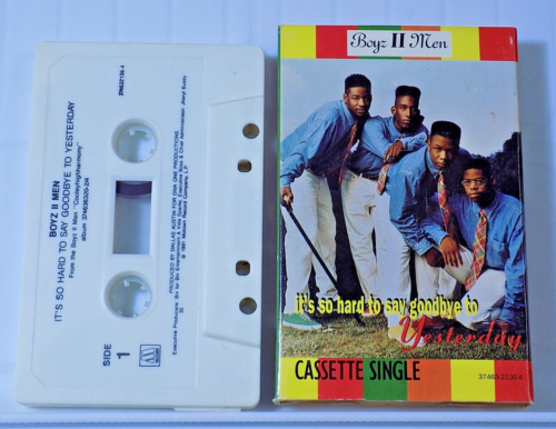 BOYZ II MEN - IT'S SO HARD TO SAY GOODBYE TO YESTERDAY (Cassette Single, 1991)