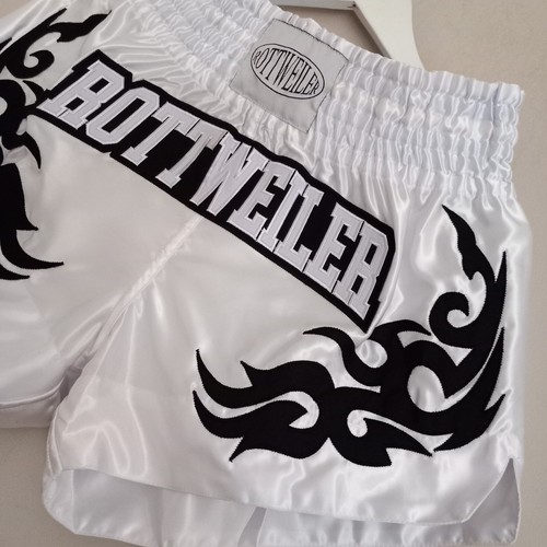 ROTTWEILER Savage weiße Muay Thai Shorts Kickboxen K1 MMA Thai Boxshorts - Bild 3 von 6