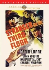 STRANGER ON THE THIRD FLOOR (DVD, 1940); PETER LORRE.  Sealed, new.