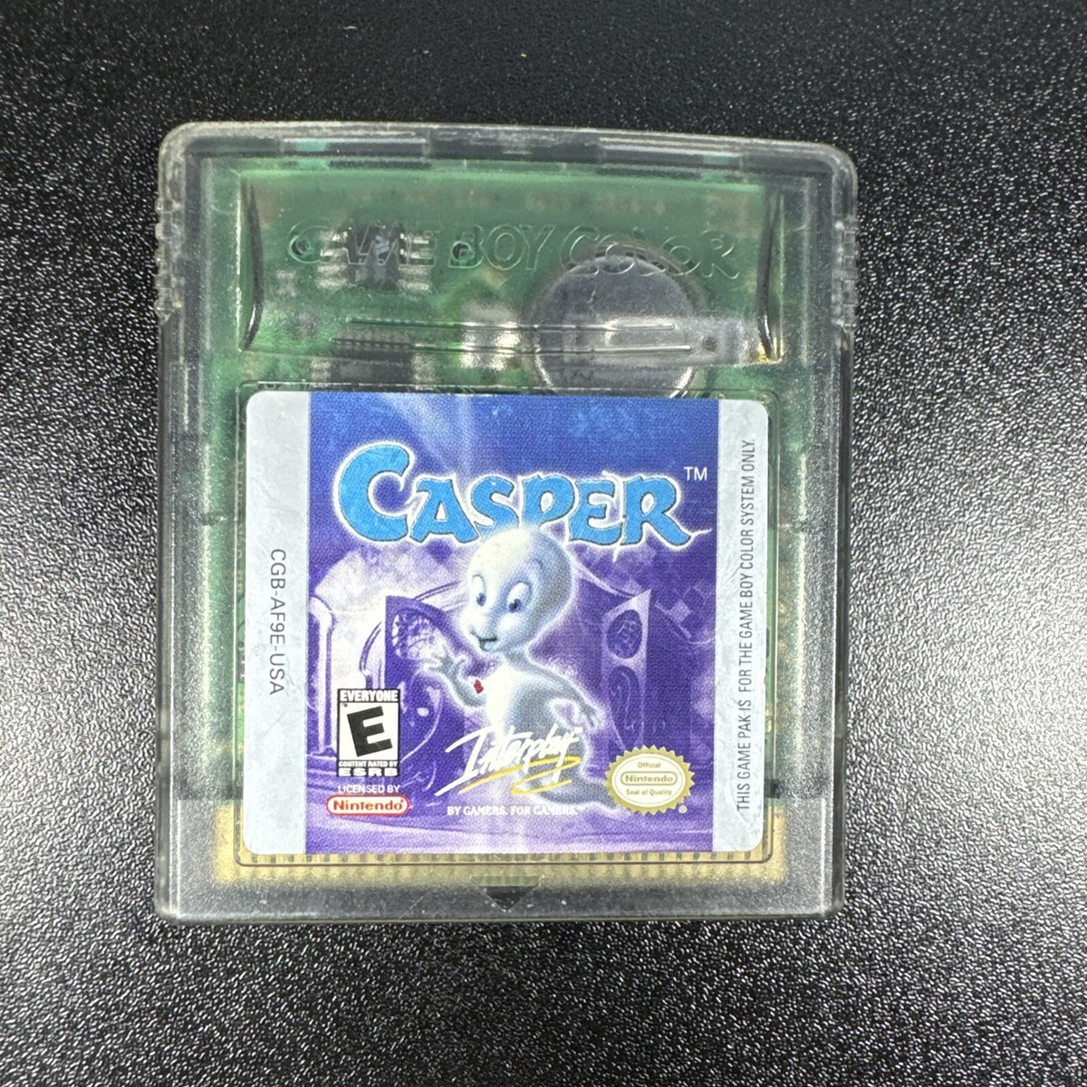 Casper - Authentic Nintendo GameBoy Color GBC Game & Manual GBA