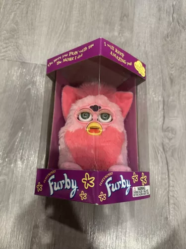 Vintage 1999 Tiger Electronics Furby 70-800 Flamingo - Blue Eyes - NEW SEALED