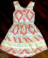 GYMBOREE Sun Dress Girls 6/7 w/ Open Back