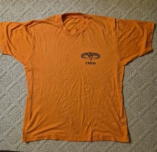 Van Halen Working Crew T Shirt 1990s Tour Small