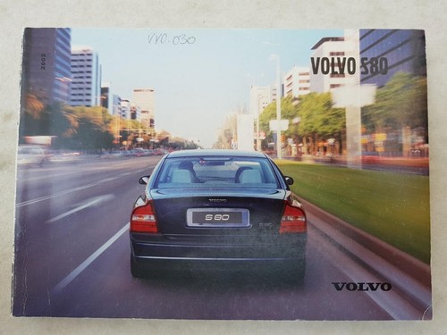 VOLVO S80 Car Owners Manual Dated FEB 2002 #TP5661 - Picture 1 of 3