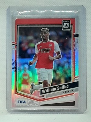 William Saliba 2023-24 Donruss Soccer Optic Holo #73 - Arsenal FC