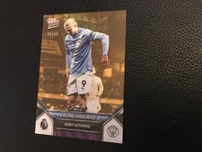 Topps now 2025/26 PL Haaland Man City robot oro attivato parallelo 49/50 scheda