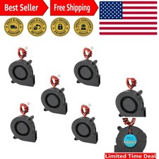 5Pcs 50x15mm Brushless DC Cooling Fans - Quiet and Efficient for Stationery