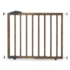 Dreambaby Nottingham Wood Baby Gate 27.5 to 41in Pressure Swing Gate Rustic D...