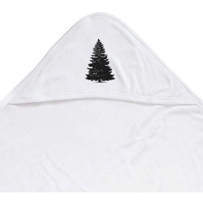 Baby Kapuzenhandtuch 'Pine Tree Silhouette' (HT00039357)