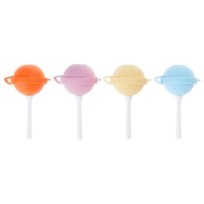 4pcs Silicone Lollipop Molds DIY Pastry Decorating Tool Bakeware Ice Cream Mould