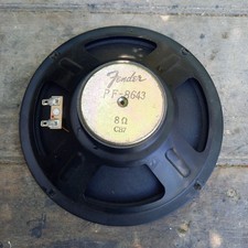 8 Inch Guitar Speaker From Fender Practice Amp, 8 Ohms 15 Watts