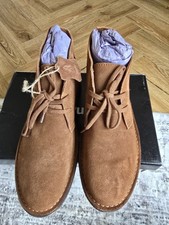 Image of Mens Hush Puppies Tan Samuel Boots Size 11 Brand New Lace Up with Box