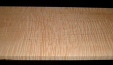 3/4"x9-3/4"x47" M2509-640 Curly Tiger  Maple Lumber Wood