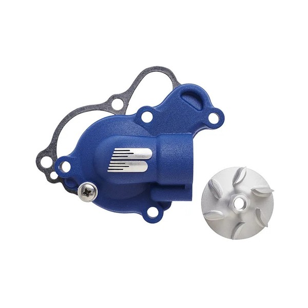Boyesen Supercooler Kit - Wasserpumpenabdeckung Blau Mit Laufrad-image