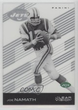 2015 Panini Clear Vision Joe Namath (Black & White Picture) #33 HOF fm0