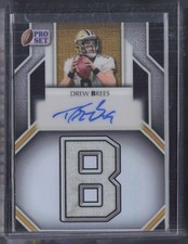 2025 Pro Set Surname Letter B Drew Brees 3/5 Auto Autograph 