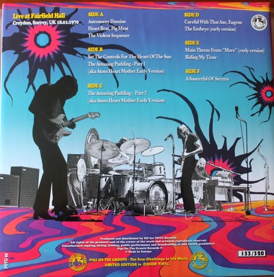 PINK FLOYD Amazing Croydon Boxset 3LP Clear Vinyl + T-Shirt Ltd Ed 120 pcs. 2025 - Photo 4/4