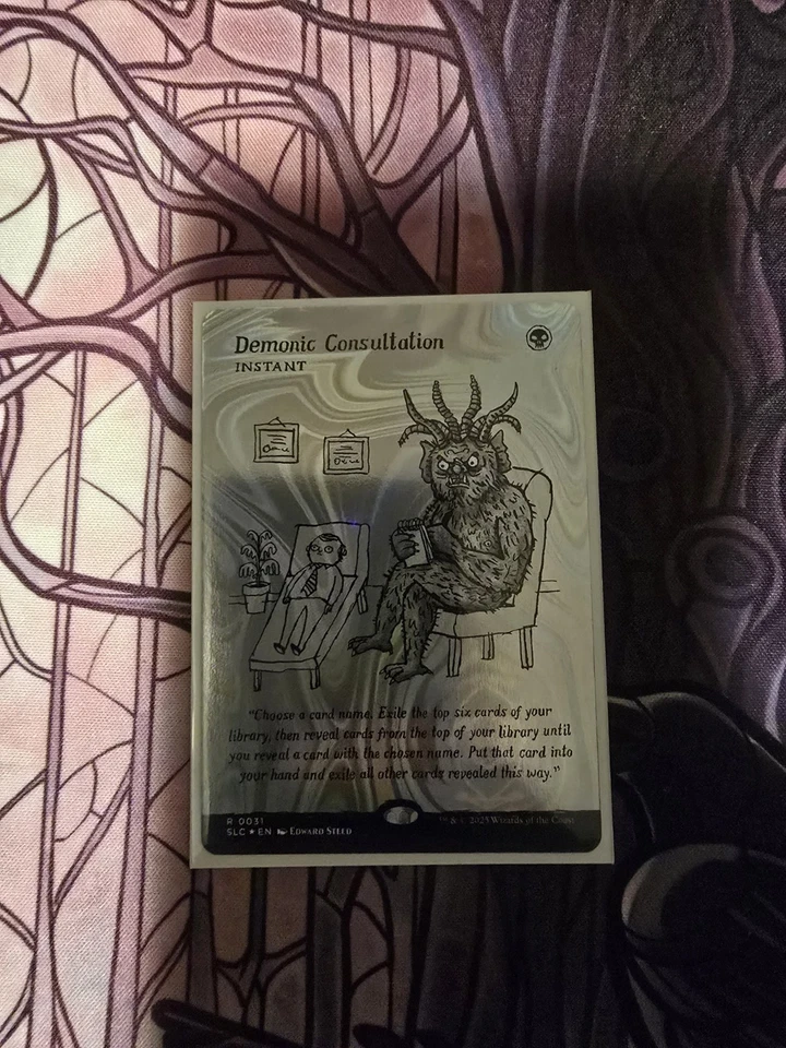 Demonic Consultation Halo Foil Secret Lair Encyclopedia - Image 2 of 3