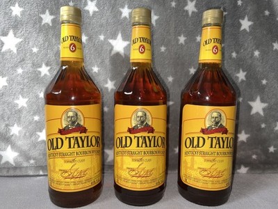 3 Flaschen Whisky Old Taylor Bourbon Whiskey 3 Liter alte Abfüllung  Konvolut
