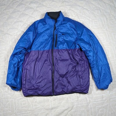 NIKE ALLIANCE Men s 2XL Flip It Reversible 614688 Black Snow Active Puffer Coat