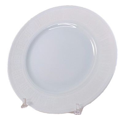 Hermes Egee Dessert Plate 22 cm White Porcelain Tableware No Box Used