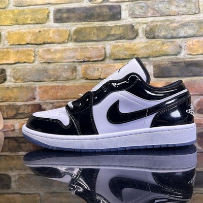 Nike Air Jordan 1 Low SE Concord Mens Size 9 Black & White Sneaker DV1309-100