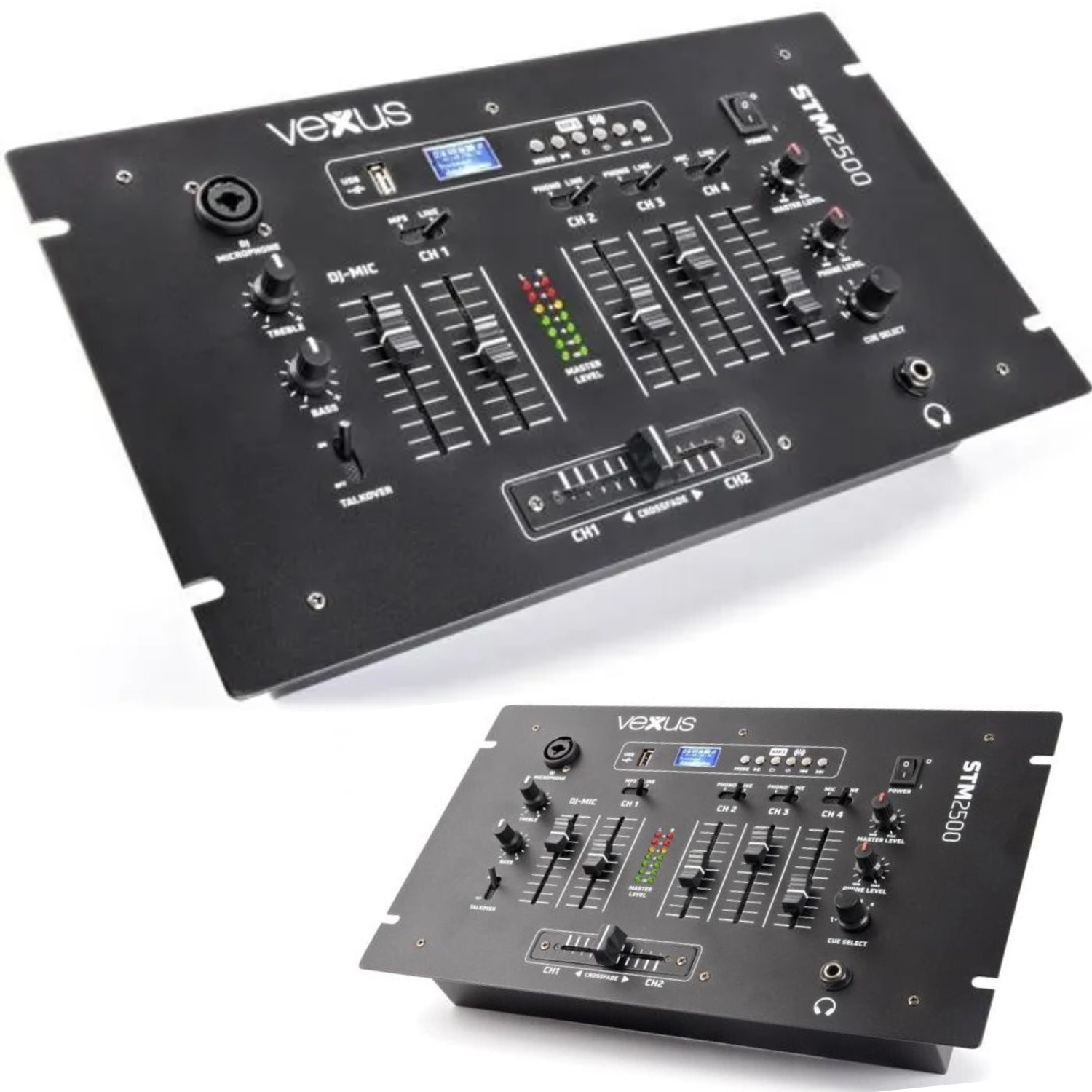 Table de mixage Bluetooth Vonyx STM2500 avec double canal et port USB audio