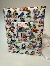 Baby Mickey and Minnie Photo Album -Holds 100 4x6 Photos - Handmade