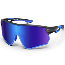 Polarized Sports Sunglasses for Men Women Running Baseball Cycling Driving Fi...
