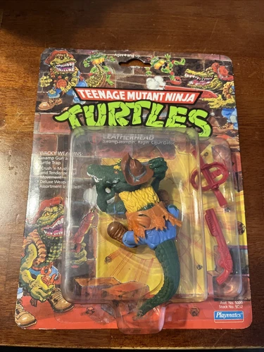 TMNT Teenage Mutant Ninja Turtles Leatherhead Figure 1989 Playmates