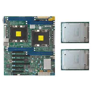 2x Intel Xeon 6138 CPU + Supermicro X11DPL-i Motherboard ATX Mainboard 40 Cores