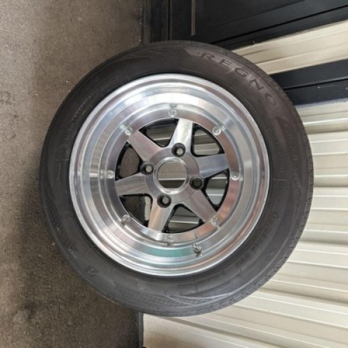 SSR Longchamp XR-4 Wheels 14 inch 8J+0 PCD114.3 4H set of 4 No tires Used - Foto 19 di 24