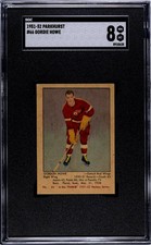 1951 Parkhurst Gordie Howe #66 SGC 8