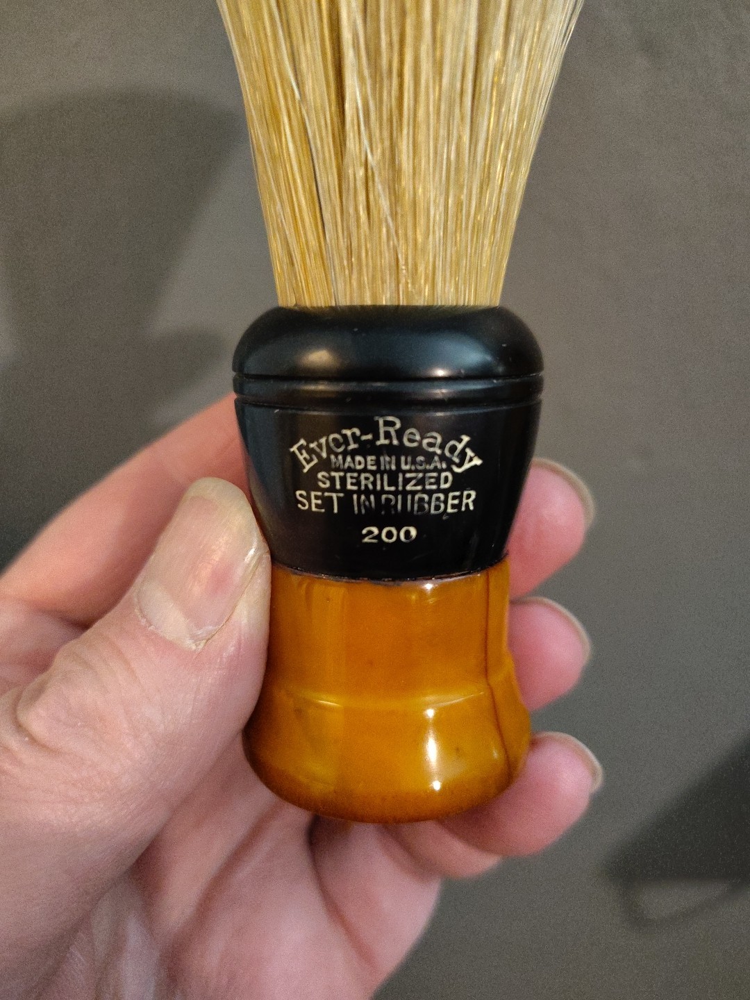 Vintage Restored Ever Ready 200 Shave Brush With A New 24mm Boar Knot