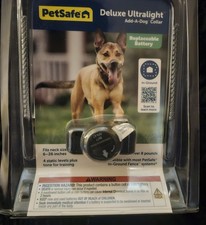PETSAFE DELUXE ULTRALIGHT IN-GROUND FENCE COLLAR, RB-PUL-275, NEW - SEALED