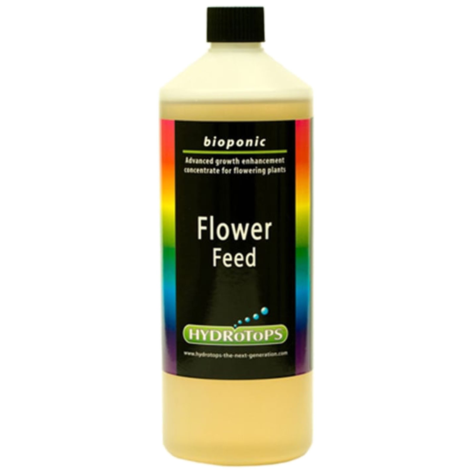 HydroTops Flower Feed 1L – Bloom Nutrient for Soil, Coco & Hydroponics